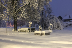 Winter-Sitzplatz